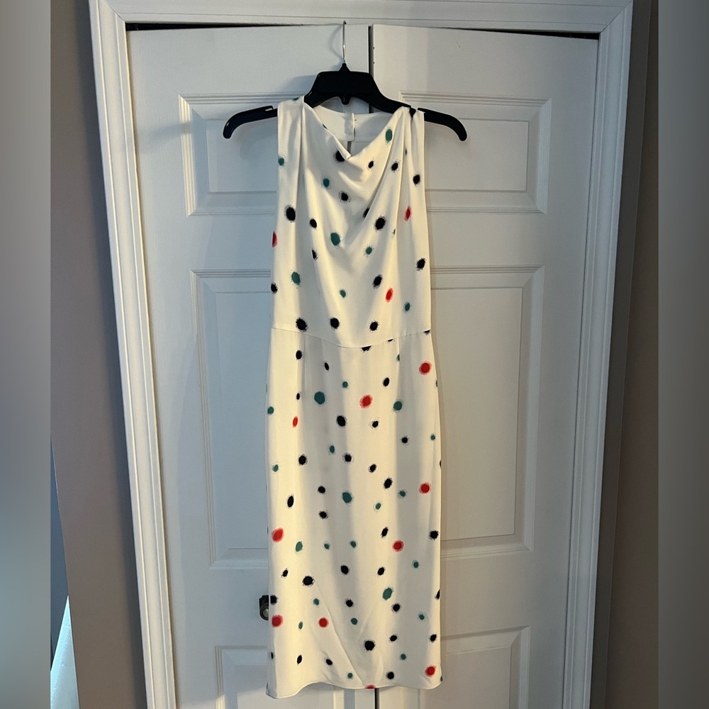 Armani Polka Dot Sleeveless Dress NWT